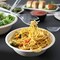 12 Pieces- Heavy Duty Disposable Plastic Serving Utensils, Four 10” Spoons and Forks, Four 6-1/2” Tongs,Clear